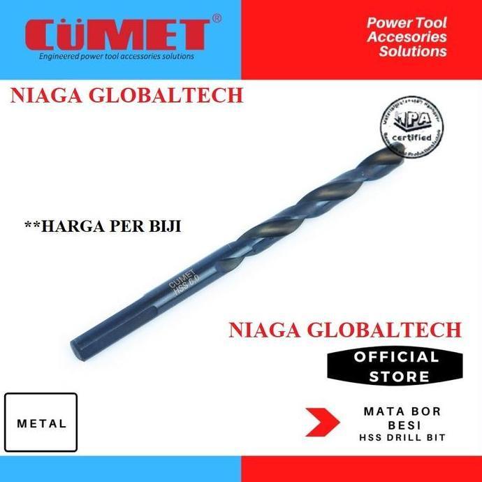 CUMET MATA BOR BESI HSS 12.0MM MATA BOR BESI HSS 12MM CUMET