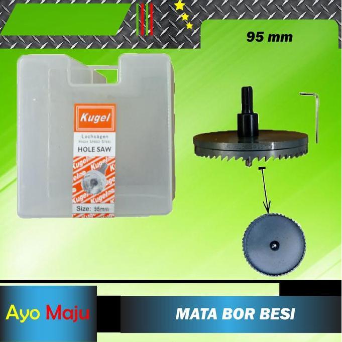 Hole Saw Besi 95mm / HoleSaw Besi 95mm / Mata Bor Besi 95mm KUGEL