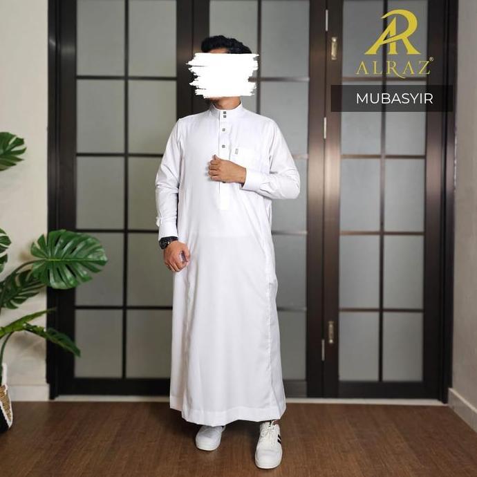 Gamis Jubah Wol Alraz premium + Box stlye Haramain wol manset Terlaris
