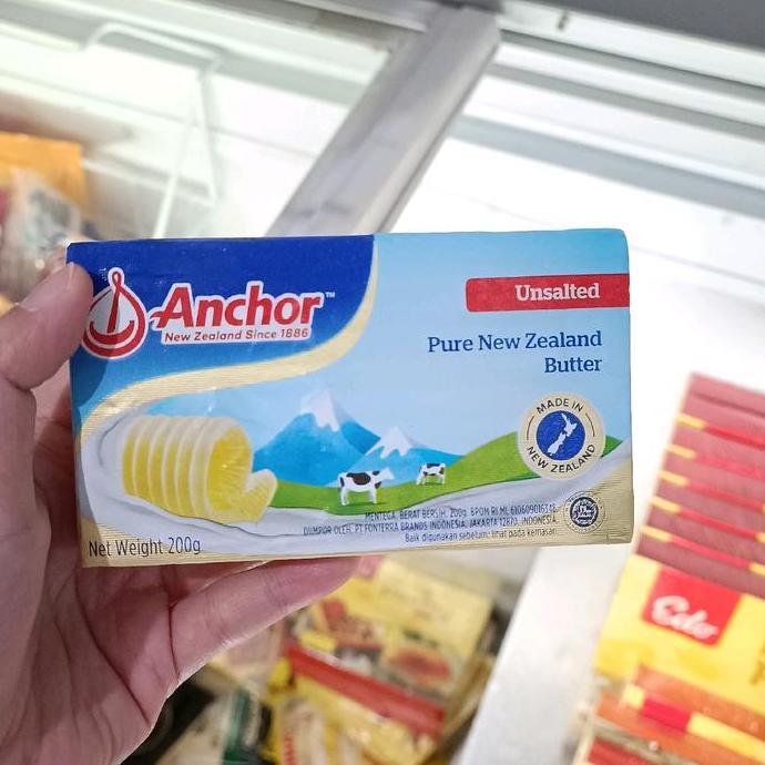 [ 200 GRAM ] ANCHOR UNSALTED BUTTER 200 GRAM