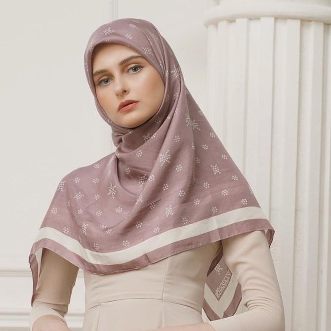 Khanaan - Scarf Monogram - Purple Ice