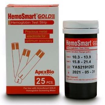 Apex Bio Hemosmart Gold Tst Strip Isi 25