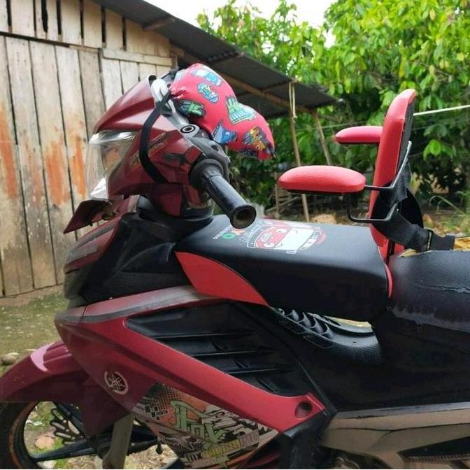 Promo Tempat Duduk Anak/Jok Tambahan untuk Motor dengan Bantal Setang, Dapat Diputar - Kursi, Empuk,