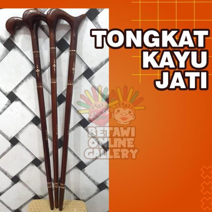 Tongkat Kayu Jati / Tongkat Kayu / Tongkat Bantu Jalan