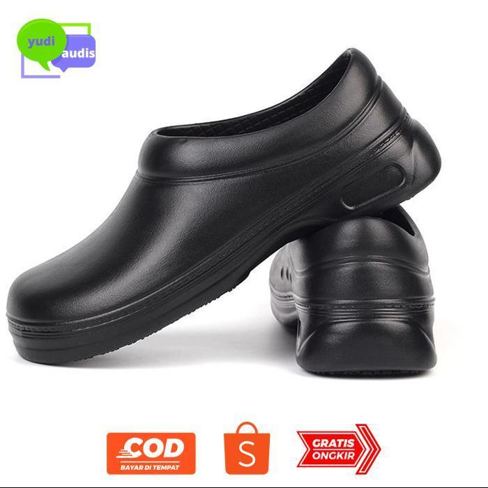 Promo Sepatu Kitchen Pria Sepatu Chef Kitchen Shoes WAKO 9031 Terlaris