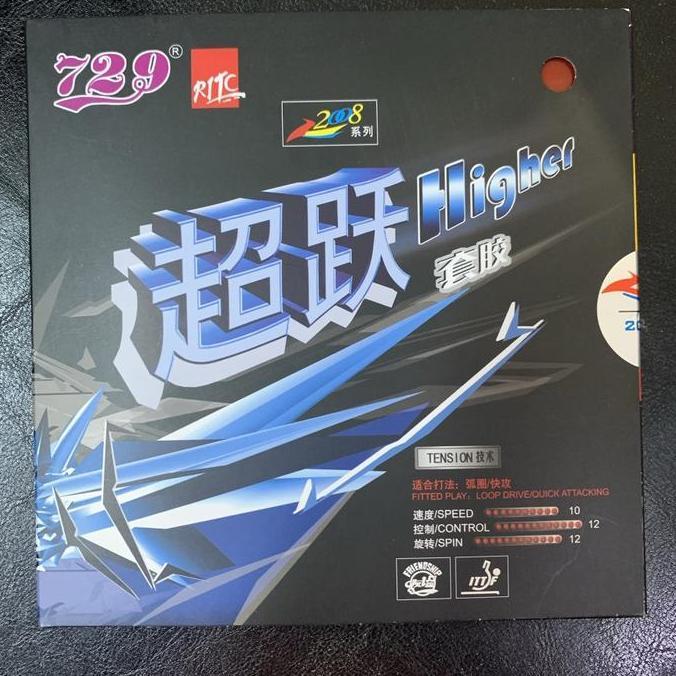 Karet Bet Ping Pong Pingpong Ritc 729 Higher Tension Tenis Meja Asli