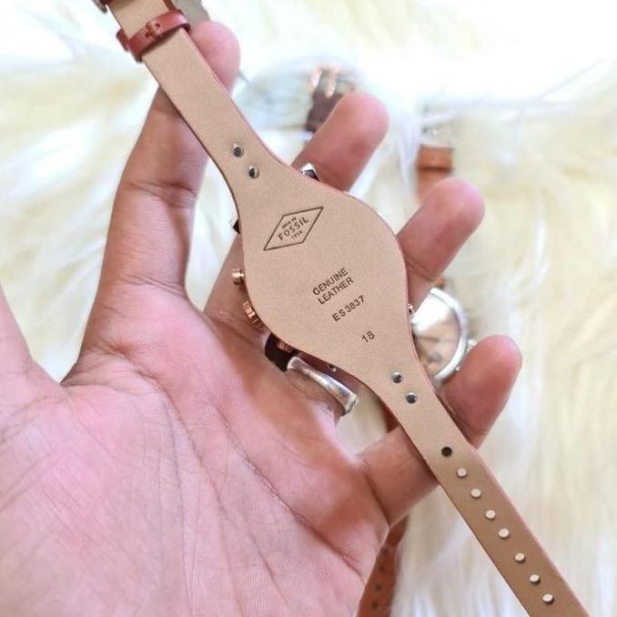 Ready [ ORIGINAL ] Es3837 Boyfriend Leather 38mm