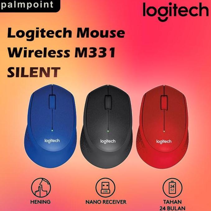 Logitech M331 Mouse Wireless Silent Click