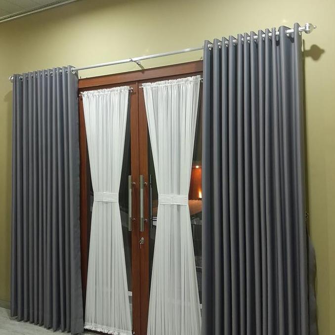 Gorden Jendela Blackout Custom Polos Import Mewah Elegan Gorden Hotel