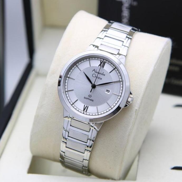 Ready ORIGINAL ALEXANDRE CHRISTIE AC8537 AC 8537 SAPPHIRE GLASS JAM WANITA