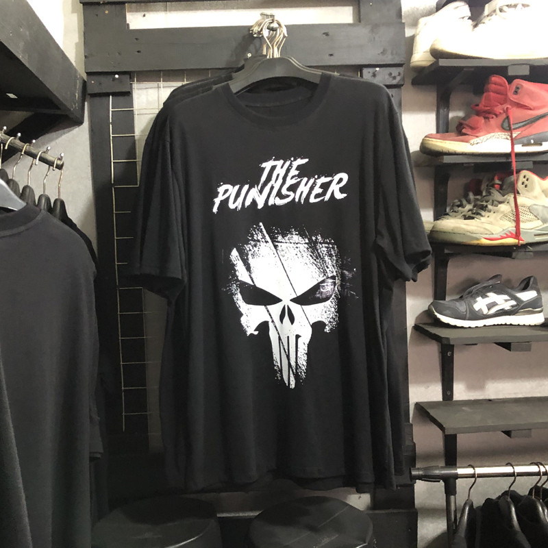 Kaos The Punisher Tshirt 100% Cotton Realpic || Size S M L XL XXL 3XL 4XL || DISTRO TSHIRT || KATUN 