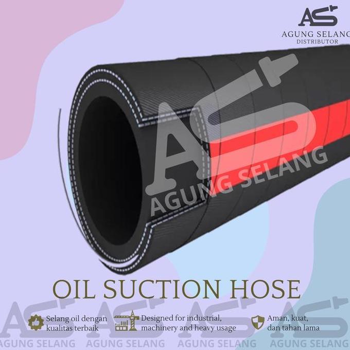 Ready Selang Karet Hitam 2 1/2" inch Selang Angin Oil Benang Delivery 2.5"