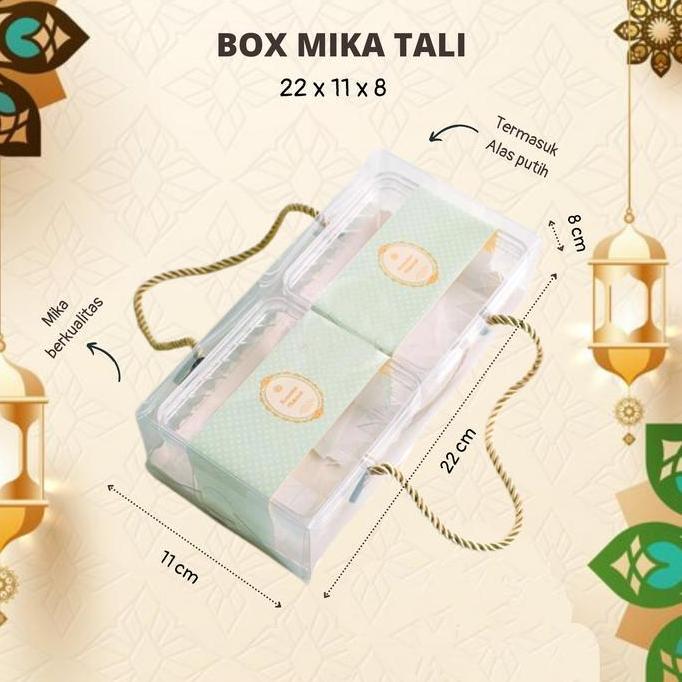 Box Mika Tali 22x11x8 cm / Box Bening