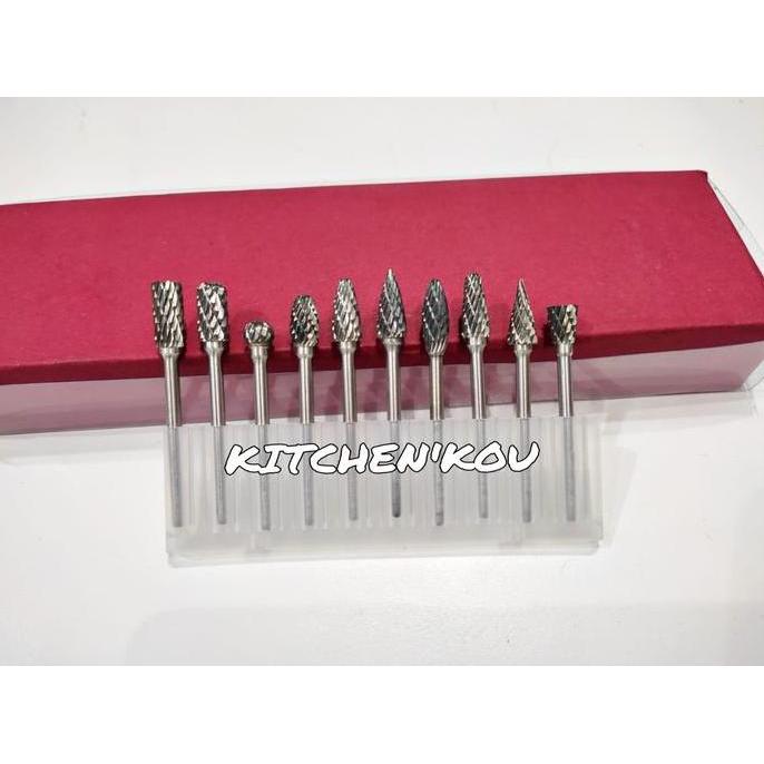 MATA BOR TUNER TUNNER CUNER BESI MINI DIE GRINDER SET 10PCS - Available