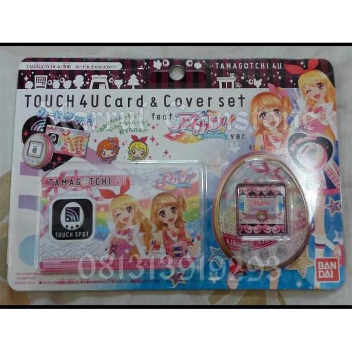 Terlaris Tamagotchi Touch 4U 4U Card And Cover Set Feat Aikatsu