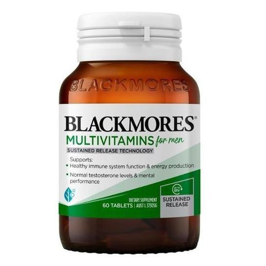 eko_storebookck - Blackmores Multivitamin For Men Sustained Release 60 Tablets | Suplemen Pria & Kes