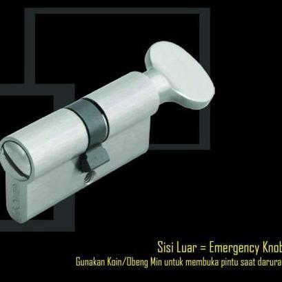 SILINDER KNOB/SILINDER KUNCI KNOB SOLID KW 03-60 TANPA ANAK KUNCI ORIGINAL DAN TERPERCAYA