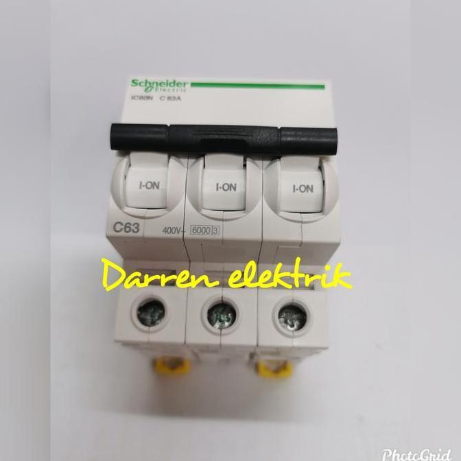 mcb schneider IC60N 3p 63a