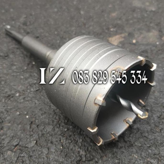 1 set Mata bor Hole saw Drill 3 inch pelubang beton tembok pipa WIPRO