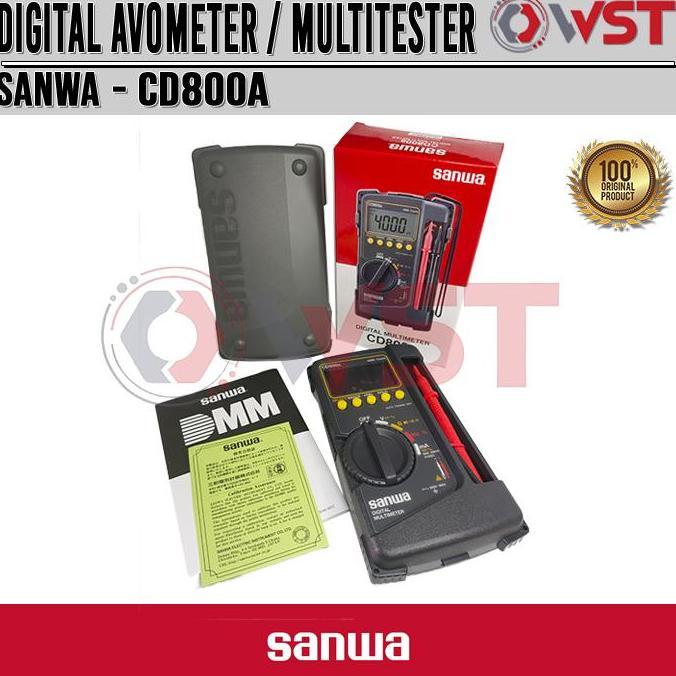 HARGA DISC - Digital Multimeter Sanwa CD800A / Digital Avometer Sanwa CD800A