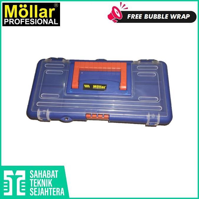 Ernawilman89 - MOLLAR Tool Box Plastik 12 Inch, Kotak Perkakas Plastik Mollar, Toolbox Mollar 12 Inc