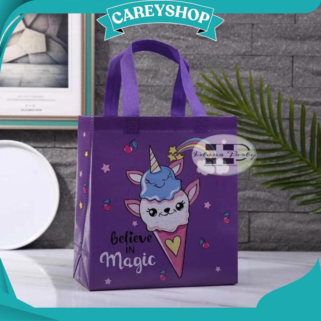 Tas Souvenir Ulang Tahun Anak / Goodie Bag / Tas Ultah Ice Cream - S Ip Ori
