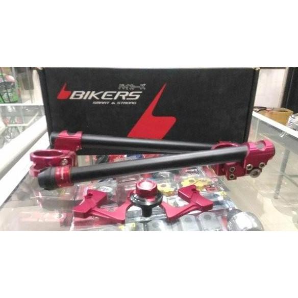 BEBAS ONGKIR - Stang jepit bikers ninja 250 fi ninja 250 karbu stang jepit set biker