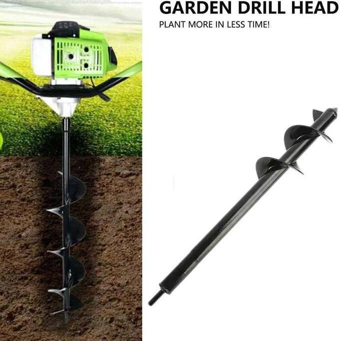 Mata Bor Penggali Tanah Auger Spiral Drill Head Biopori  Alat Pertanian Tanaman