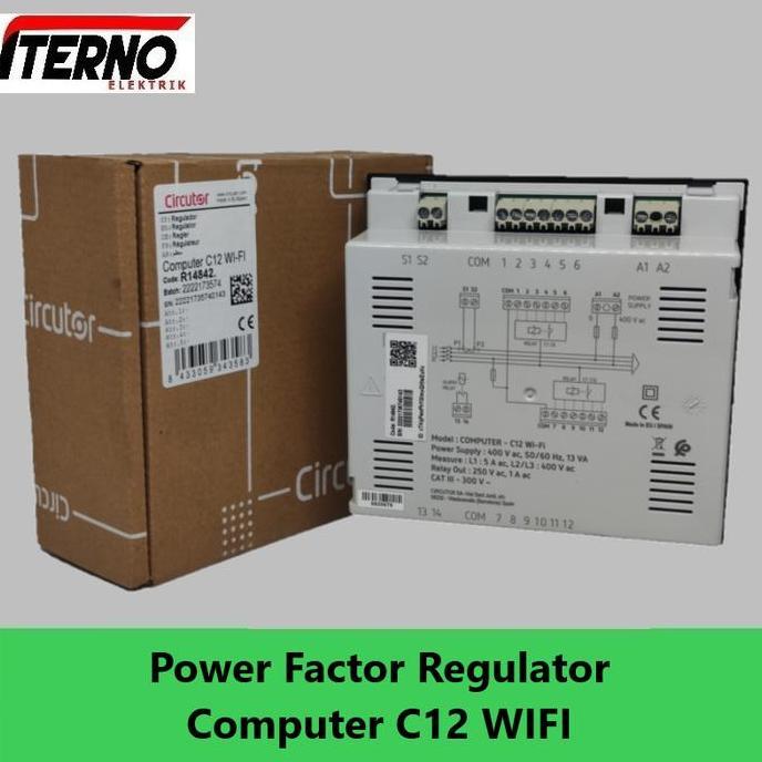 Grosir Power Factor Regulator Computer Max 12 Step Circutor
