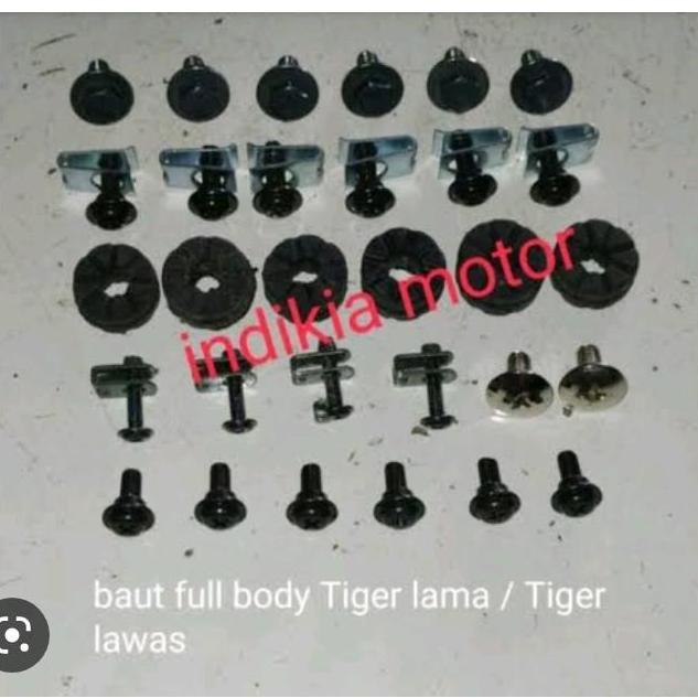 Limited, Baut Full Set Body Honda Tiger Lama/Tiger Lawas
