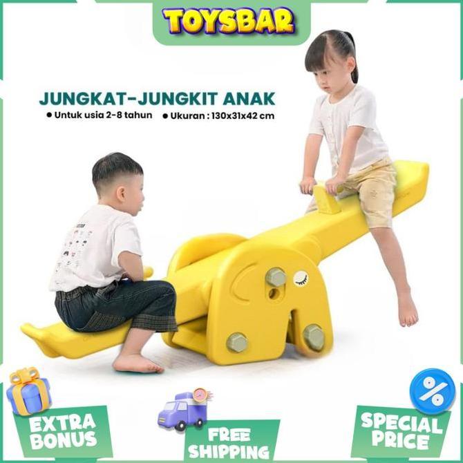 Mainan Jungkat Jungkit Mainan Anak Jungkat Jungkit Rocking Horse Bahan HDPE Jungkat-Jungkit Playgrou