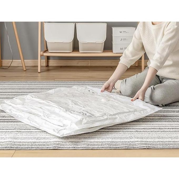 Vacum Plastik Bag Pakaian Selimut Bantal