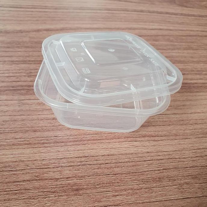 Kotak Plastik 500ml Thinwall sq Persegi Square 500 ml box DM