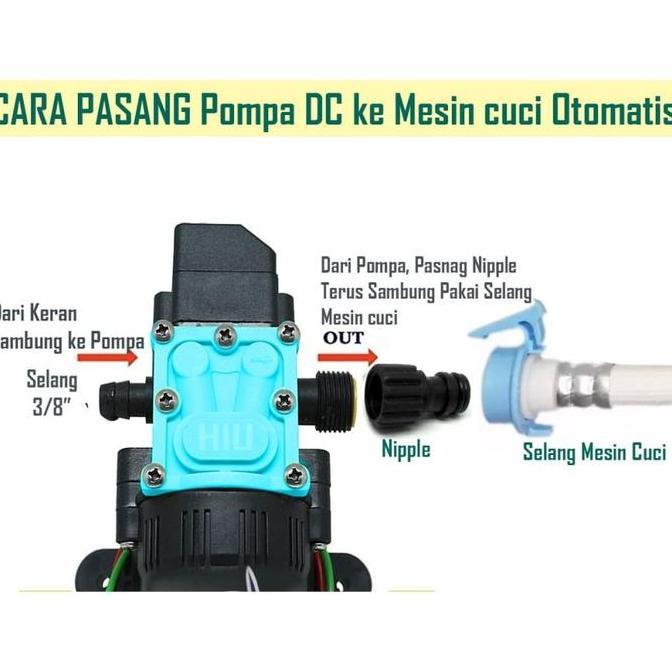 Paket Pompa Air Pendorong Mesin Cuci Otomatis Murah