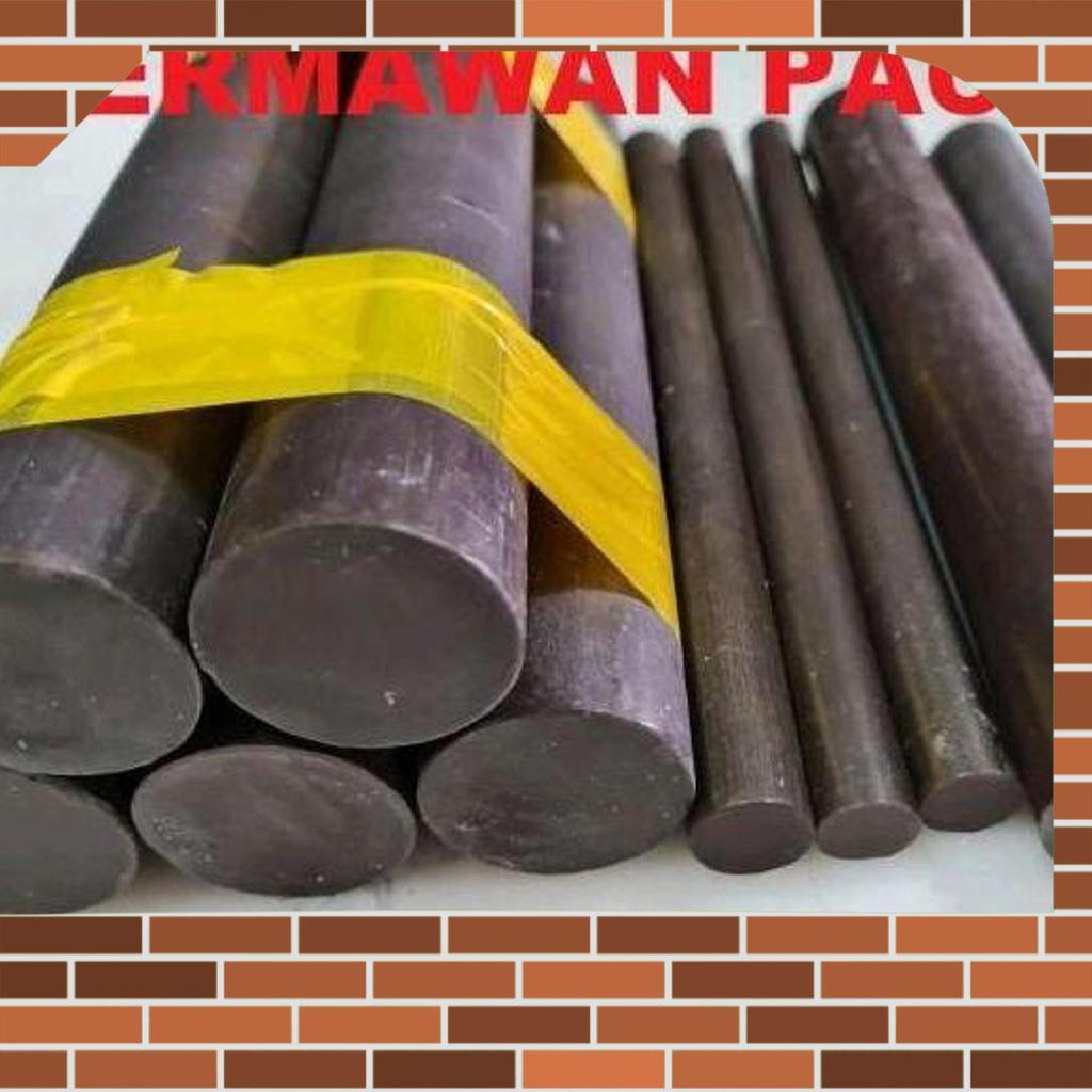 Teflon Bronze Rod 25 Mm X 30Cm / Ptfe Bronze Batangan
