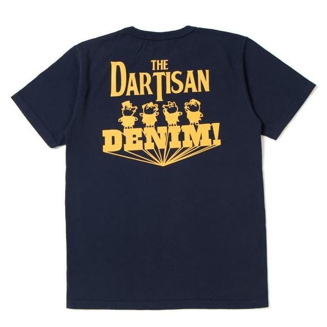 Studio D'Artisan The Artisan Denim T-Shirt - Navy murah