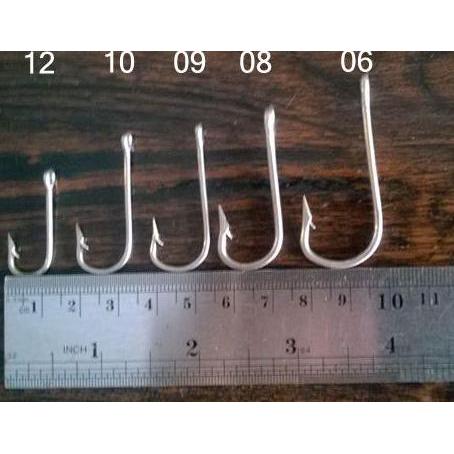 Mata Kail Stainless No 05 batang panjang Per 100 Matakail