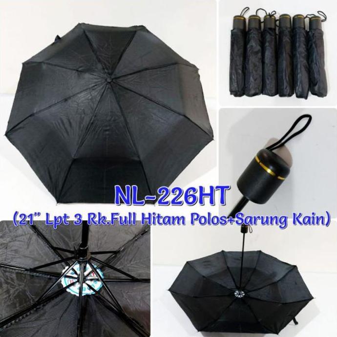 Payung Nagoya 026/Payung Lipat 3/Payung Kecil/Payung Polos/Payung Nagoya NF 026 Polos/Payung Murah