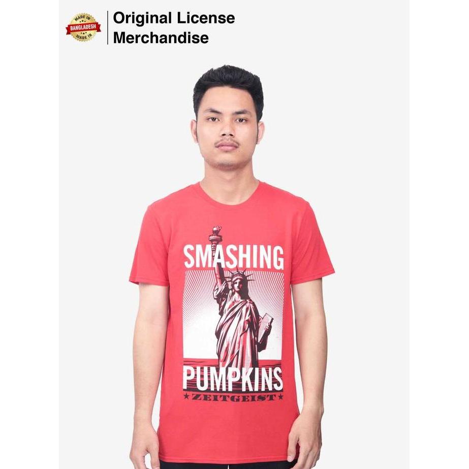 Kaos Baju Pria Rock Musik Original SMASHING PUMPKINS Zeitgeist Statue murah