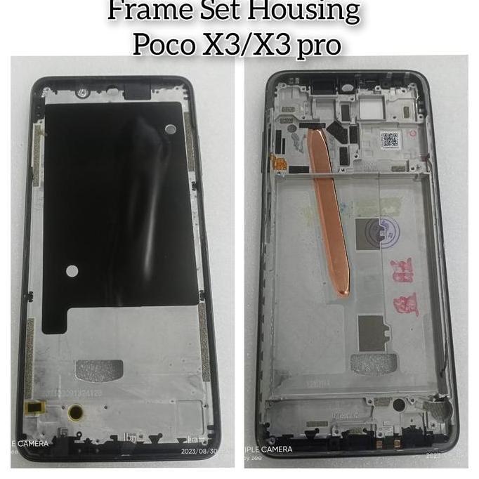 TERBARU - Housing Plus Frame Pocophone X3 X3 Pro Bazel Casing Rangka Poco X3