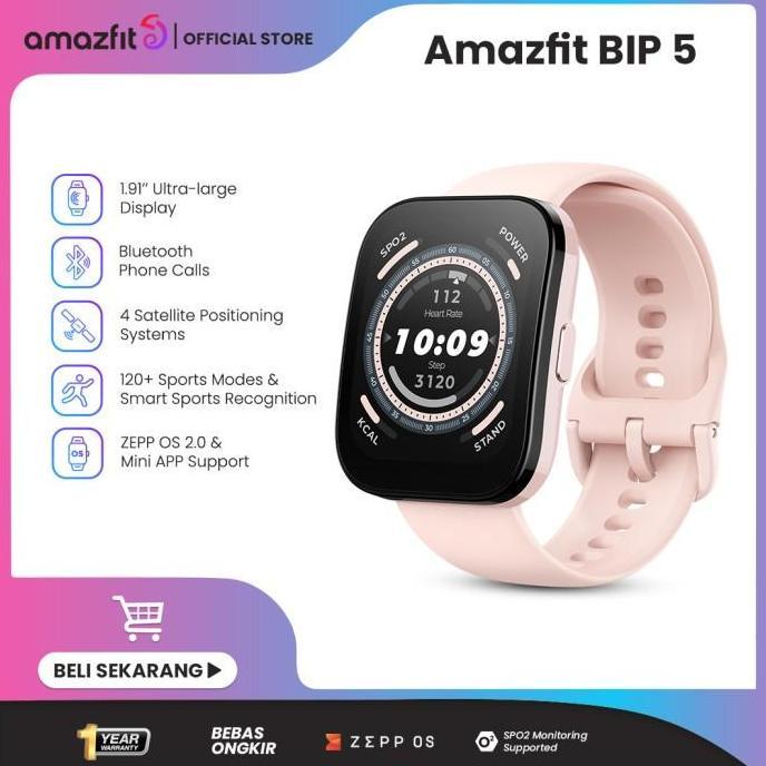 Amazfit Official Bip 5 46mm Women Smartwatch