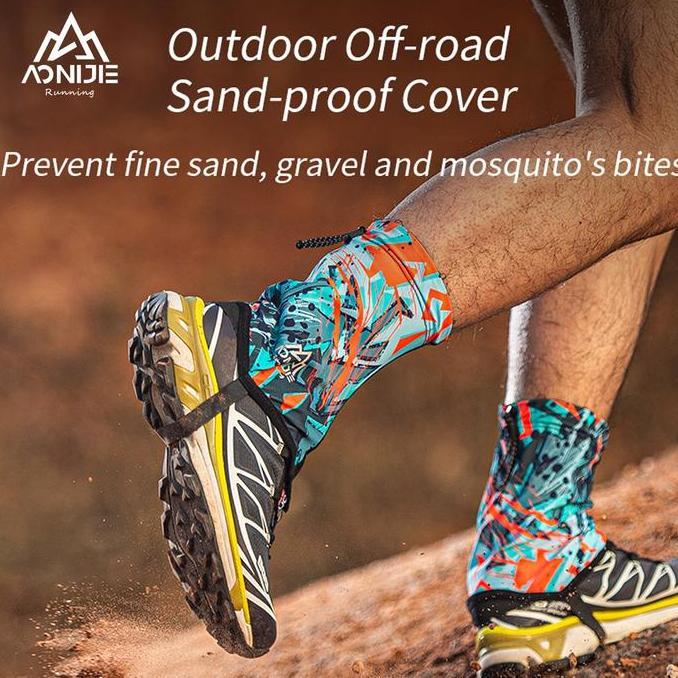 Aonijie Gaiter E4417 - Pelindung Kaki Sepatu - Trail Running - Red