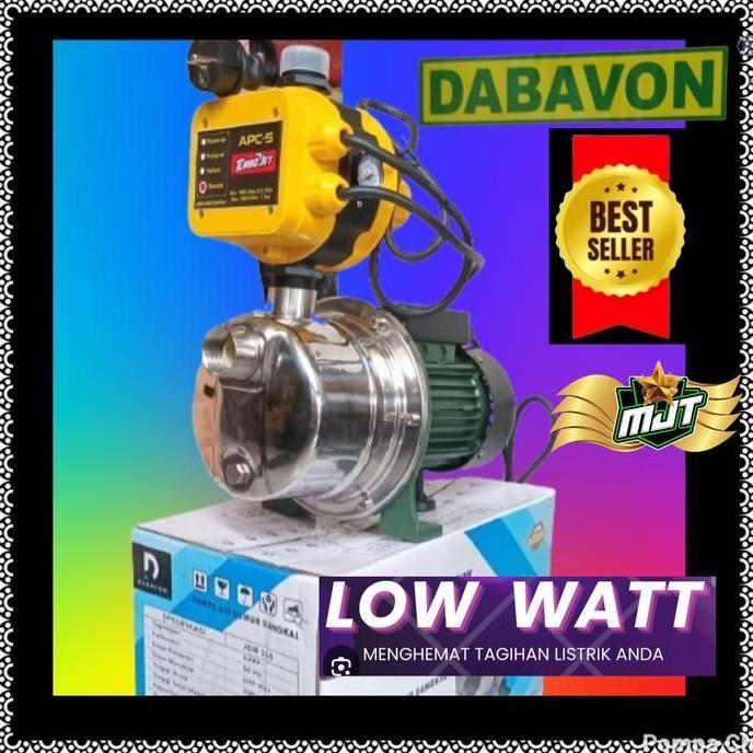 Pompa Air Semi Jet Stainless Automatis 100 Watt No 250Watt Mc Pump Hemat