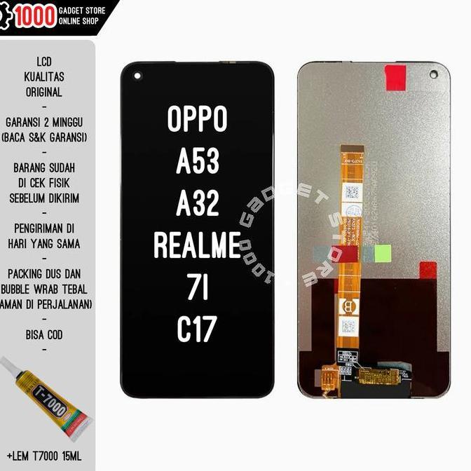 TERMURAH - Lcd Oppo A53 / A32 / Realme C17 / 7i Kualitas Terbaik
