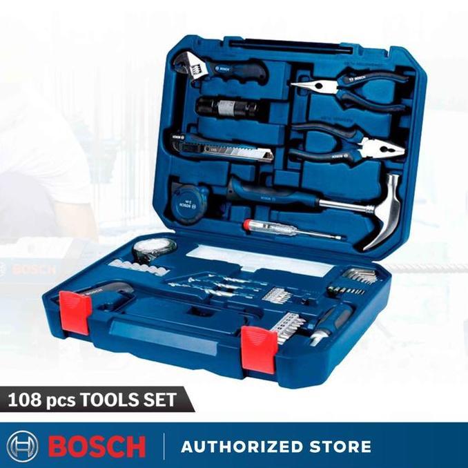 BOSCH Toolkit 108 Pcs Mixed Set 108 Multifunction Tool Kit