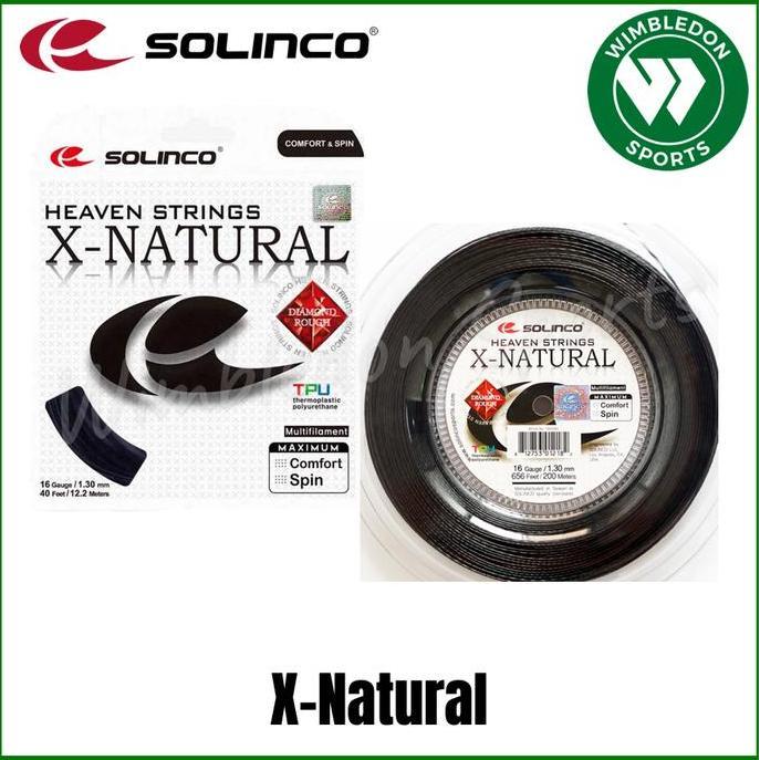 Senar Tenis SOLINCO X-NATURAL / Senar SOLINCO X-Natural Diamond Rough