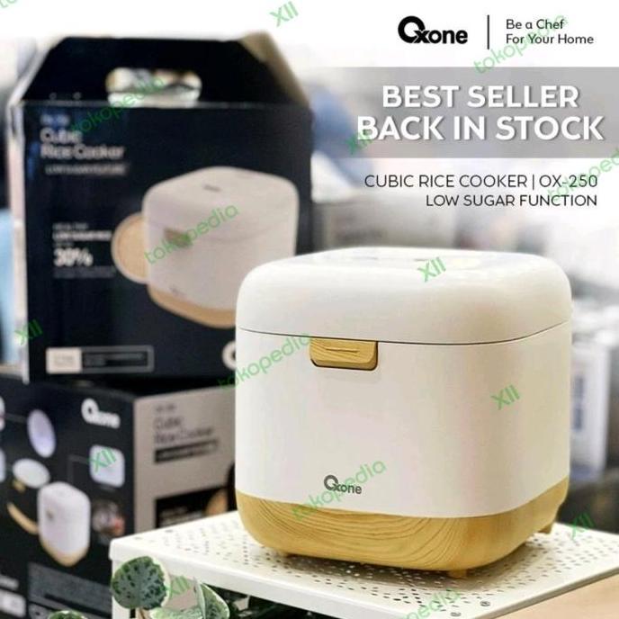OXONE OX~250 CUBiC Rice Cooker Low Carbo 0,8 Liter Magic Com 5 iN 1