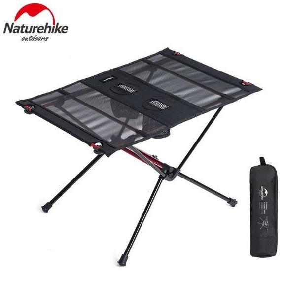 NEW - MEJA LIPAT NATUREHIKE NH19Z027-Z CAMPING PORTABLE ALLOY FOLDING TABLE