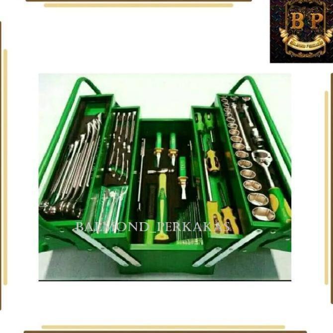 FLASH SALE Perkakas Kunci Mekanik / Tukang Isi 72 pcs / Set Tool Box Kits TEKIRO NMR