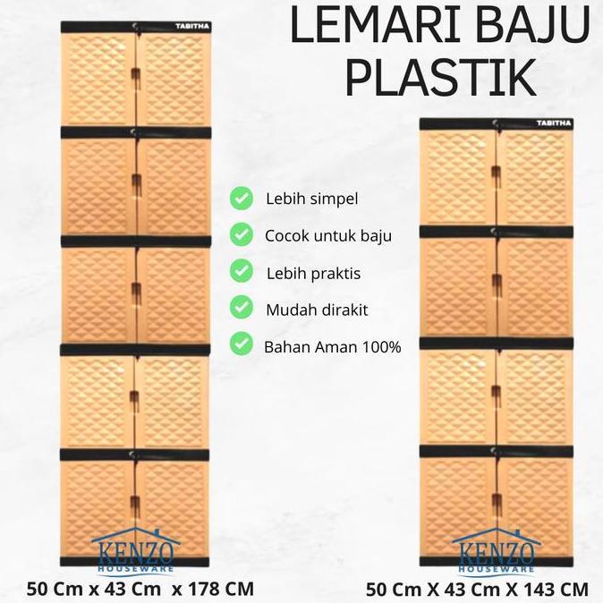 TERMURAH - Lemari Plastik Susun 3 Lemari Baju Plastik Susun 3 Minimalis Kuat